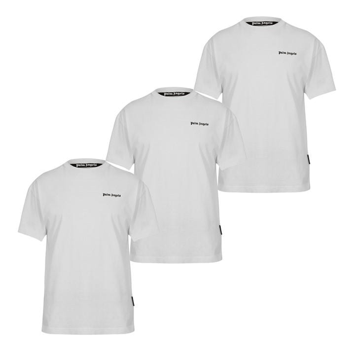 Palm Angels Men's White Small Logo T-Shirt in Size 3XL, Sports Direct