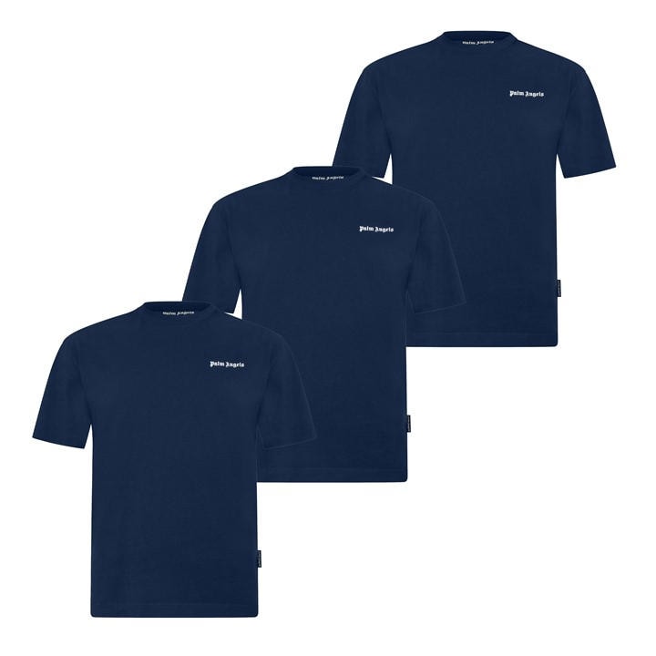 Palm Angels Men's Blue Small Logo T-Shirt in Size M, Sports Direct