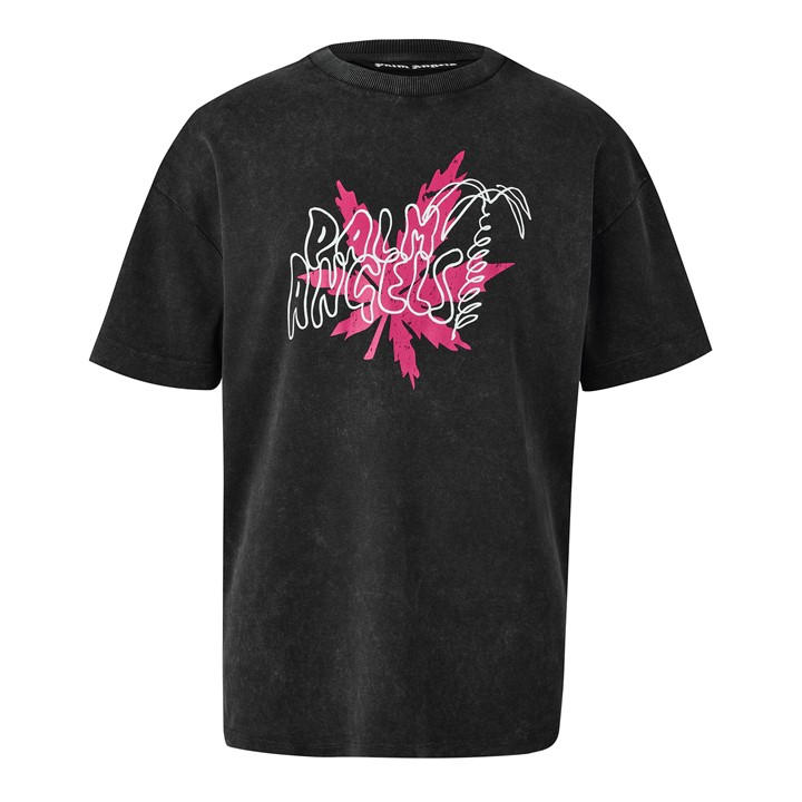 Palm Angels Men's Black T-Shirt in Size L, Sports Direct