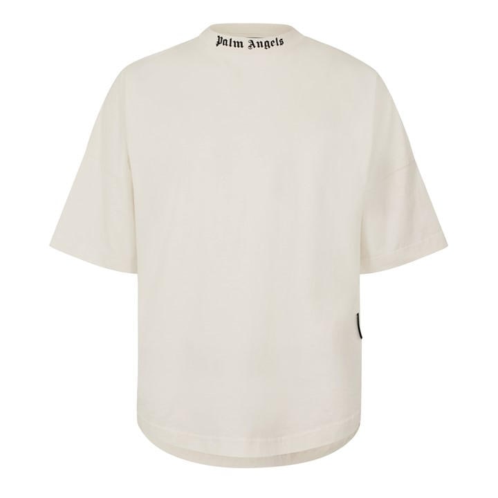 Palm Angels Men's White Oversized T-Shirt in Size L, Sports Direct