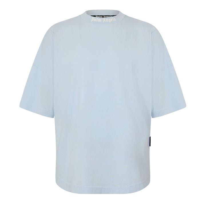 Palm Angels Men's Blue Oversized T-Shirt in Size L, Sports Direct