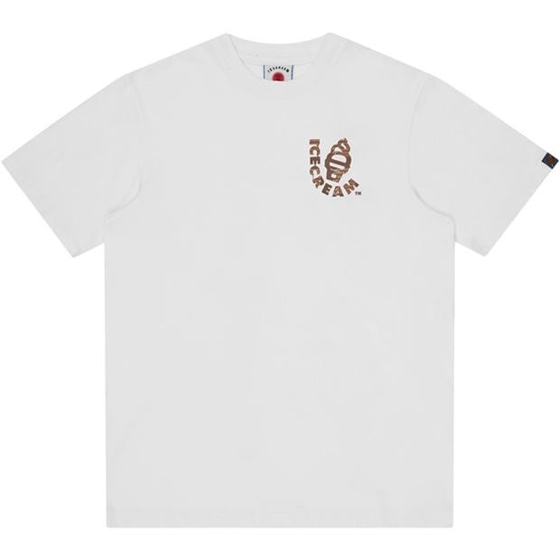 White - ICECREAM - Men's Waffle Cone T-Shirt