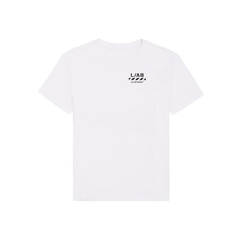 L AB Off White - Kids' Small Logo T-Shirt