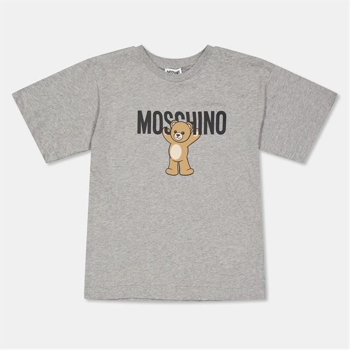 Moschino  Kids Grey Kids' T-Shirt in Size 9 - 10 Years, Sports Direct