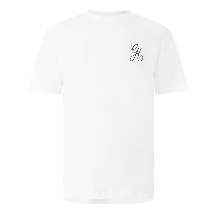 Gant Men's White Graphic T-Shirt in Size L, Sports Direct
