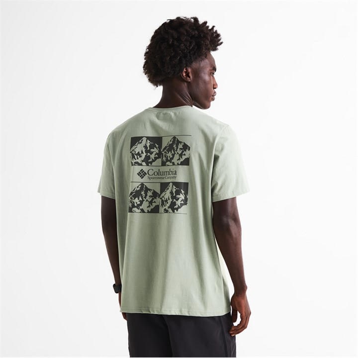 Columbia Men's Green Breaker Tide™ Graphic Tee in Size 2XL, Sports Direct