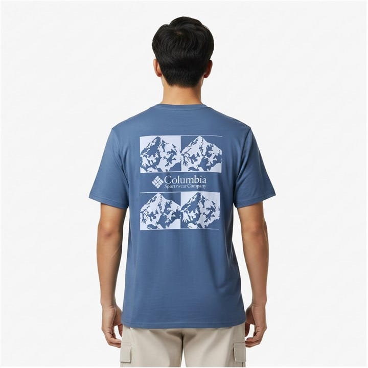 Columbia Men's Blue Breaker Tide™ Graphic Tee in Size 2XL, Sports Direct