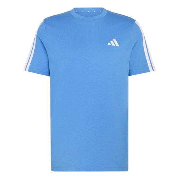 Ray Blue - adidas - Essentials 3-Stripes T-Shirt Mens