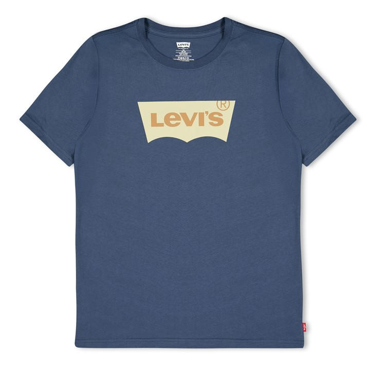 Levis  Kids Blue Batwing T Shirt Boys, Sports Direct