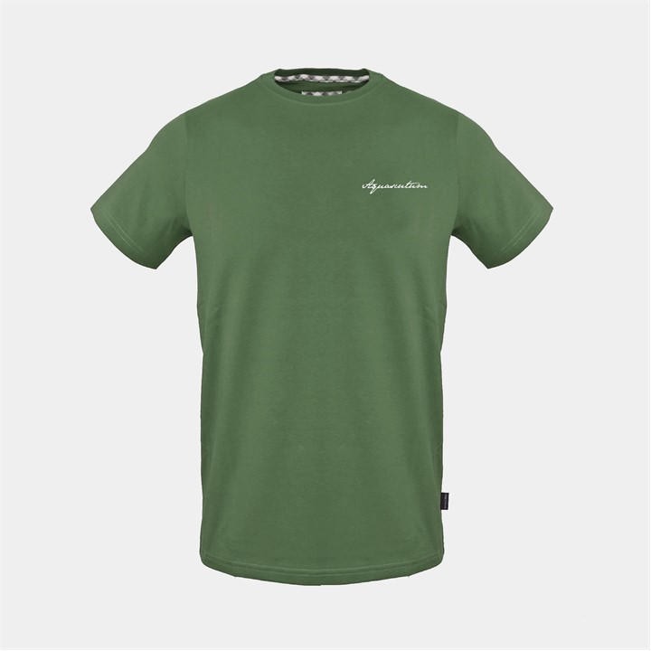 Aquascutum Men' Green T in Size S, Sports Direct