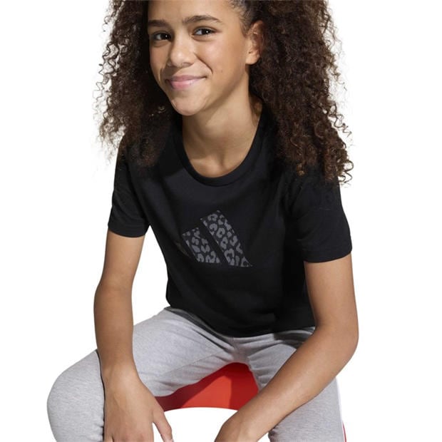 Black - adidas - Kids' Animal T-Shirt