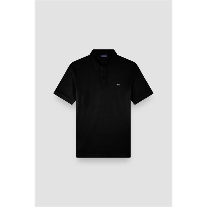 Paul And Shark Men's Black Badge T-Shirt in Size M, Sports Direct
