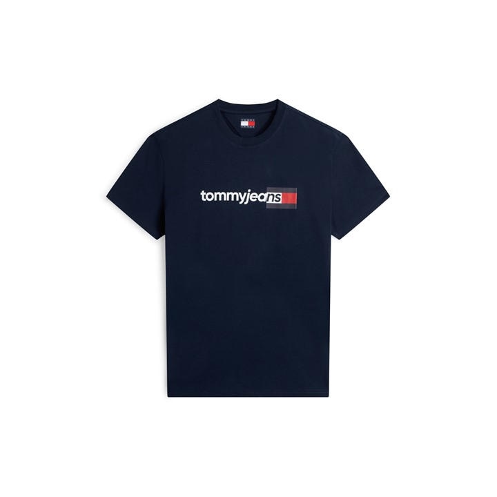 Tommy Jeans Men's Blue T-Shirt in Size XL, Sports Direct