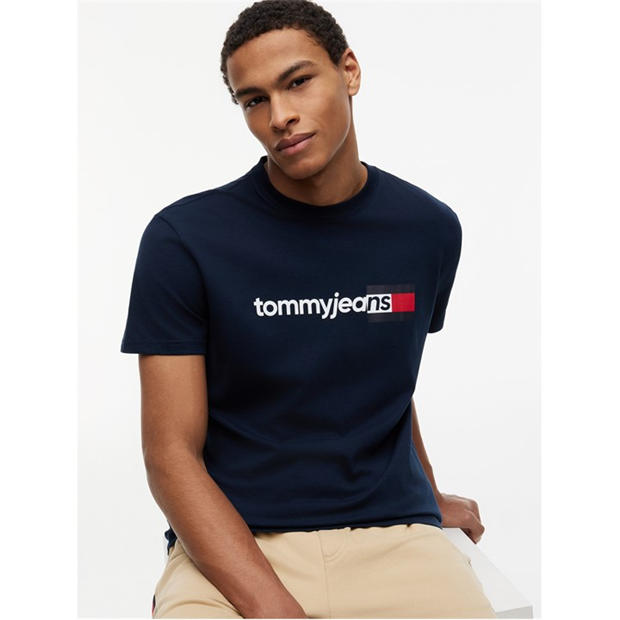 Dark Night Navy - Tommy Jeans - Men's T-Shirt