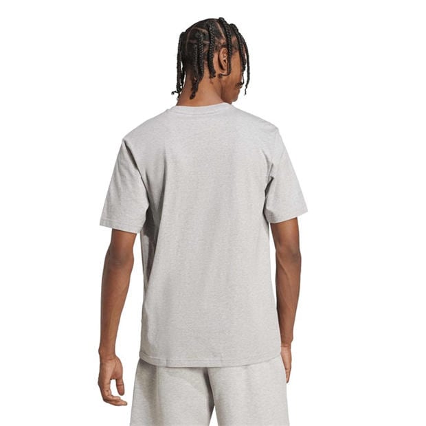 Medium Grey Hea - adidas - Men's 3 Bar T-Shirt