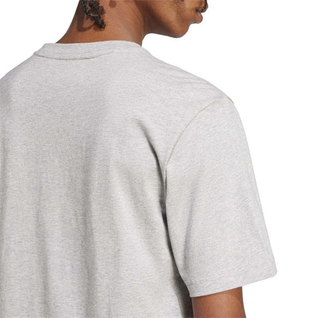 Medium Grey Hea - adidas - Men's 3 Bar T-Shirt