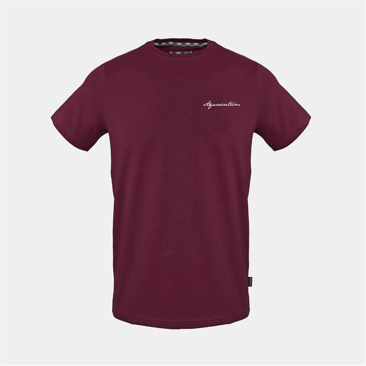 Aquascutum Men' Red T in Size S, Sports Direct