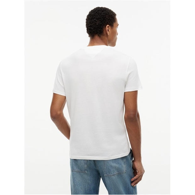 Black/Ecru - Tommy Jeans - Mens 2-Pack Slim Fit T-Shirt