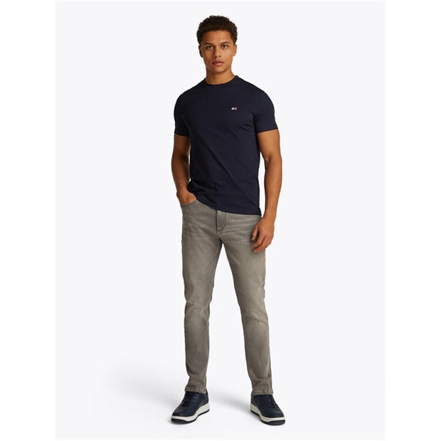 Navy/Ecru - Tommy Jeans - Mens 2-Pack Slim Fit T-Shirt