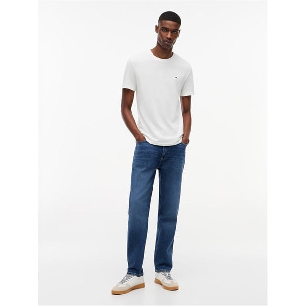 Navy/Ecru - Tommy Jeans - Mens 2-Pack Slim Fit T-Shirt