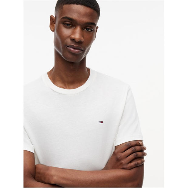 Navy/Ecru - Tommy Jeans - Mens 2-Pack Slim Fit T-Shirt