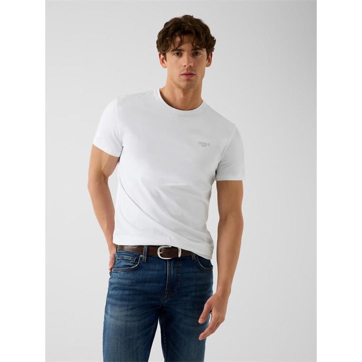 Guess Men's White X Slim Fit T-Shirt in Size 2XL, Sports Direct