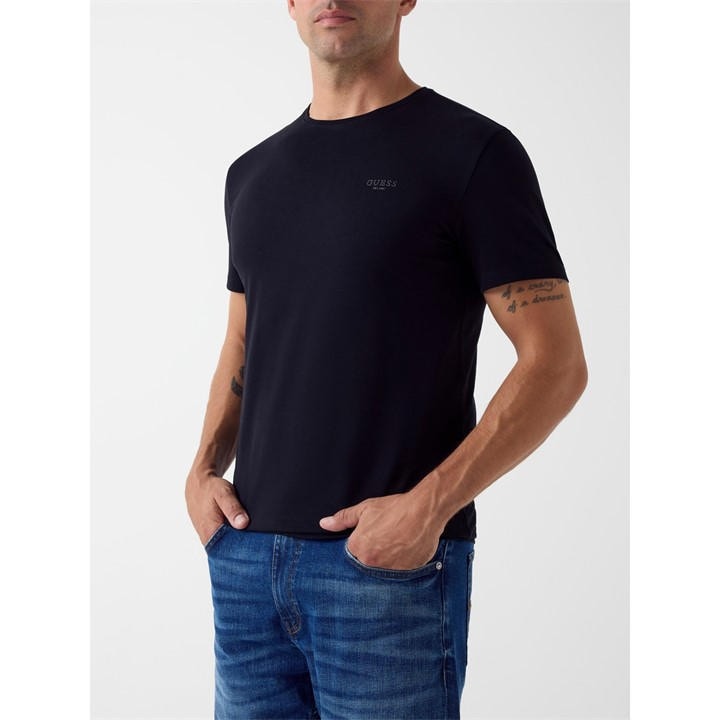 Guess Men's Black X Slim Fit T-Shirt in Size 2XL, Sports Direct