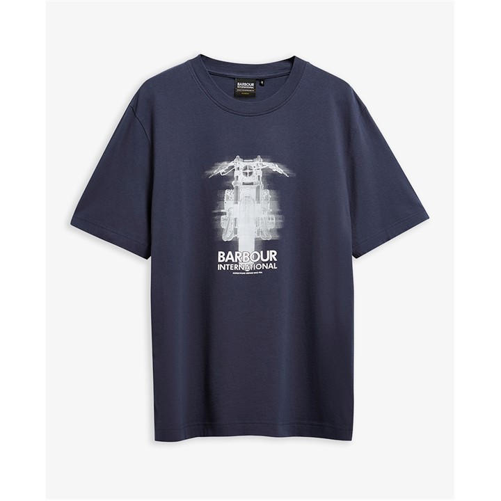 International  Men's  T-Shirt, Football by Barbour  in Size L, Sports Direct