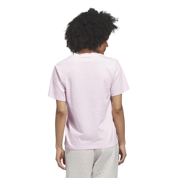 Clear Pink - adidas - Men's Slide V-Neck T-Shirt