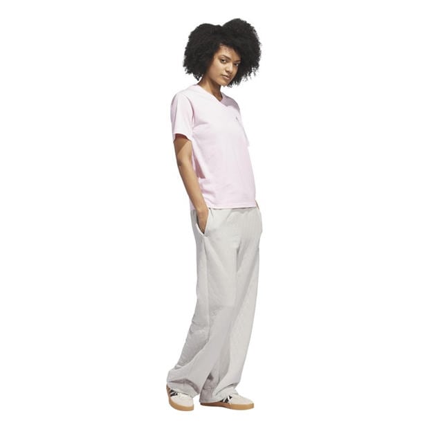 Clear Pink - adidas - Men's Slide V-Neck T-Shirt