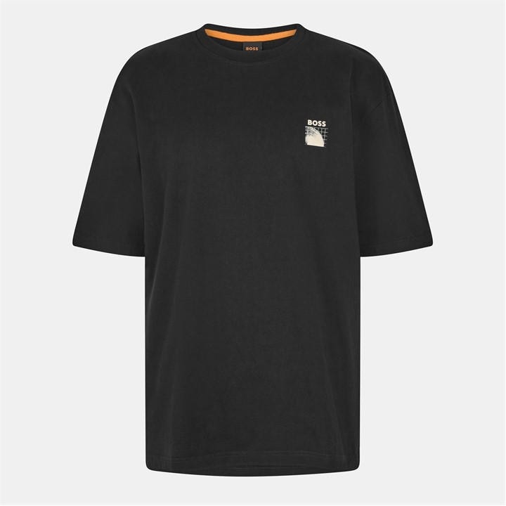 Boss Men's Black Hbo Radar Regular Fit T-Shirt in Size L, Sports Direct