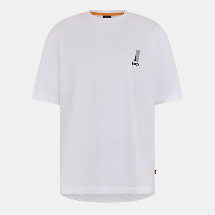 Boss Men's White Polar Cotton T-Shirt in Size XL, Sports Direct
