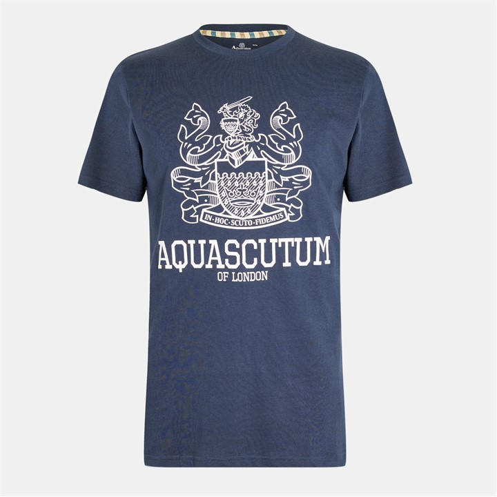 Aquascutum Men's Multi Logo Tee 2XL