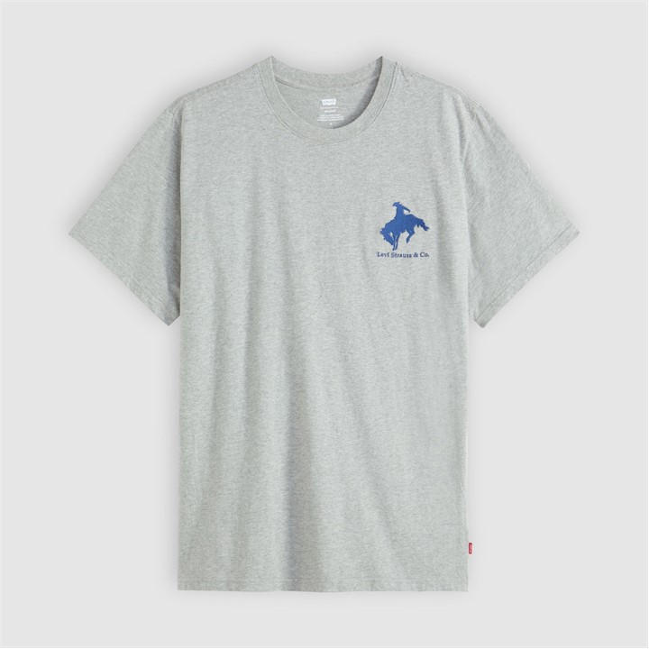 Levis Men's Grey Relaxed Fit T-Shirt in Size M, Sports Direct