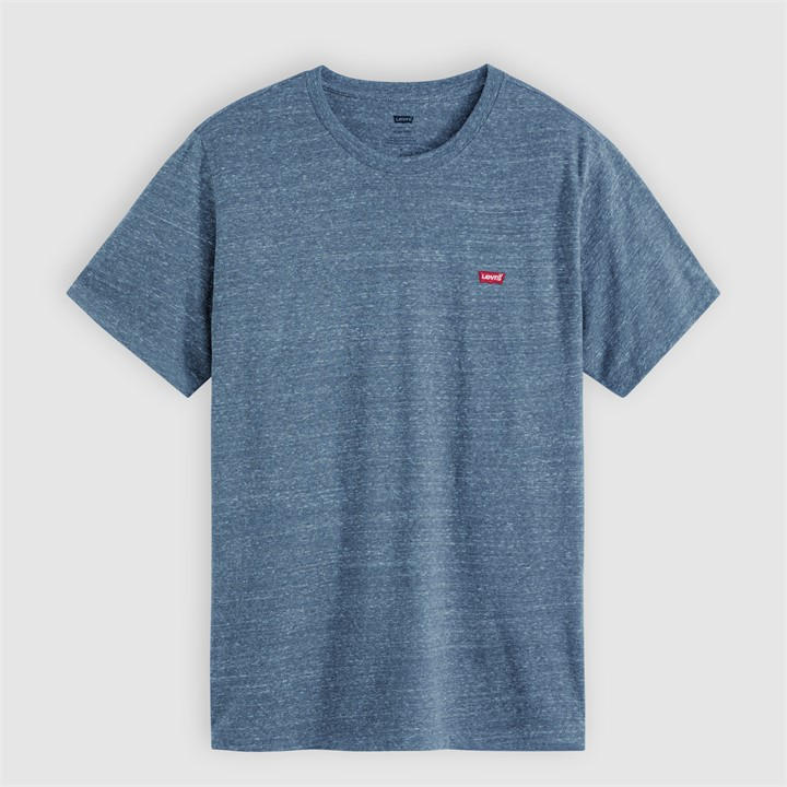 Levis Men' Blue Original Housemark T-Shirt in Size S, Sports Direct