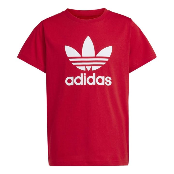 Adidas Originals  Kids Red Adidas  Trefo in Size 14+ Years, Sports Direct