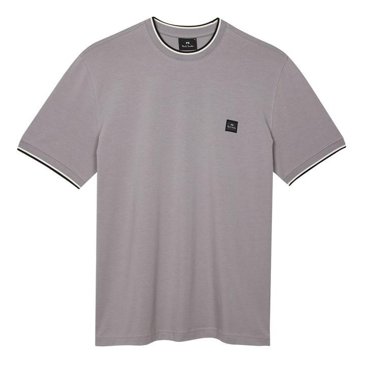 Ps Paul Smith Men's Grey Logo Patch T-Shirt in Size 2XL, Sports Direct