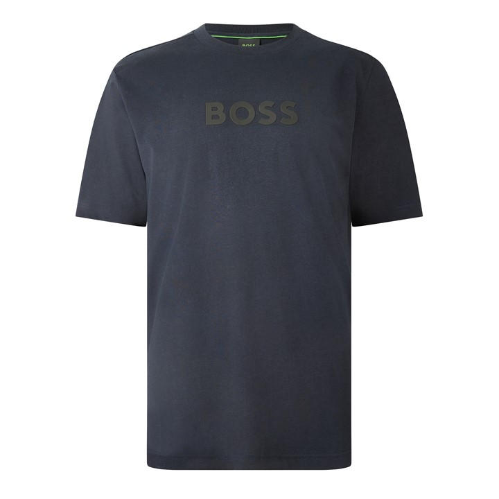 Boss Men's Blue Ts Logo 10274735 01 in Size M, Sports Direct