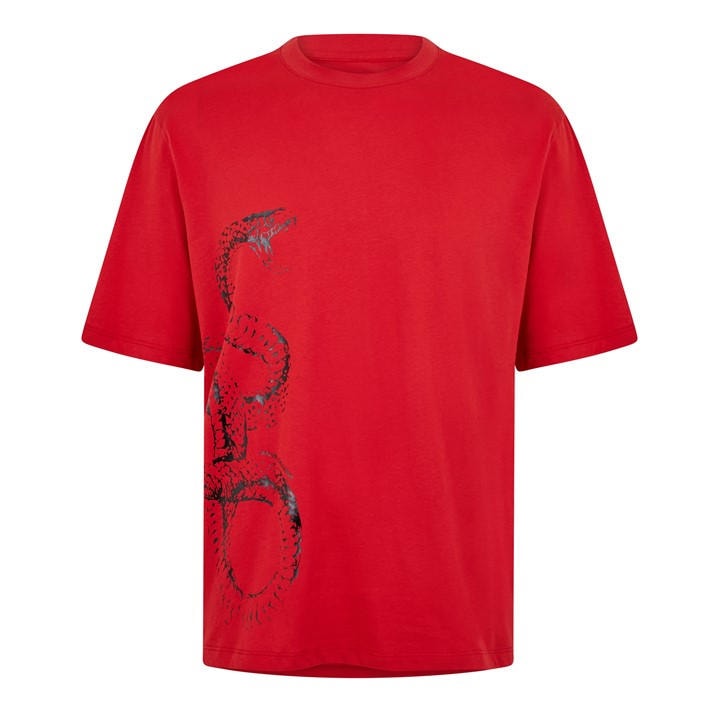 Armani Exchange Men's Red Regular Fit T-Shirt in Size 2XL, Sports Direct