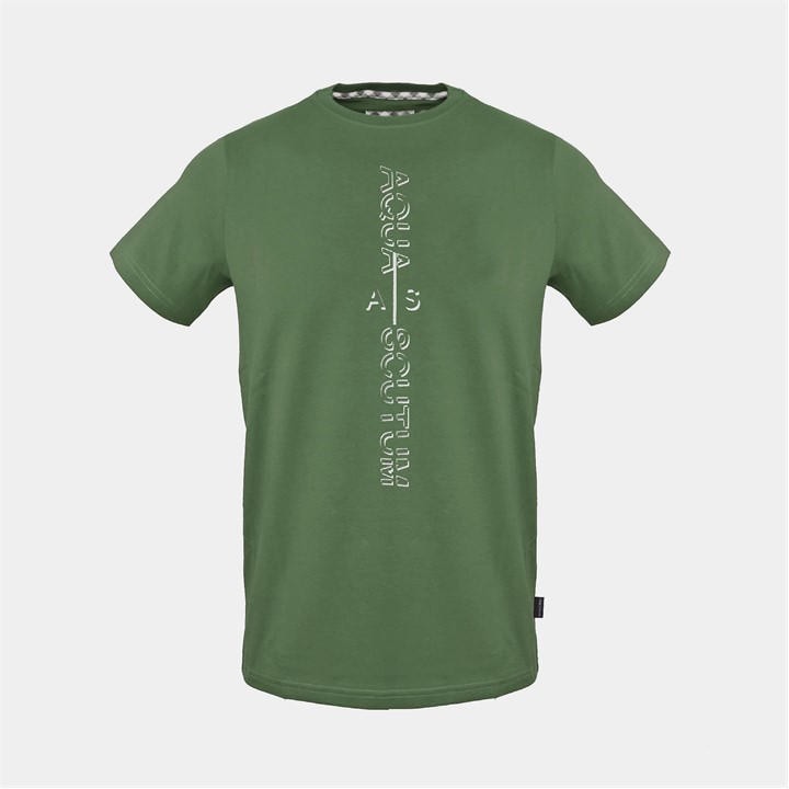 Aquascutum Men's Green T in Size L, Sports Direct