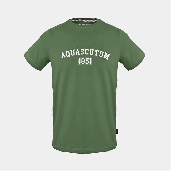 Aquascutum Men's Green T in Size L, Sports Direct