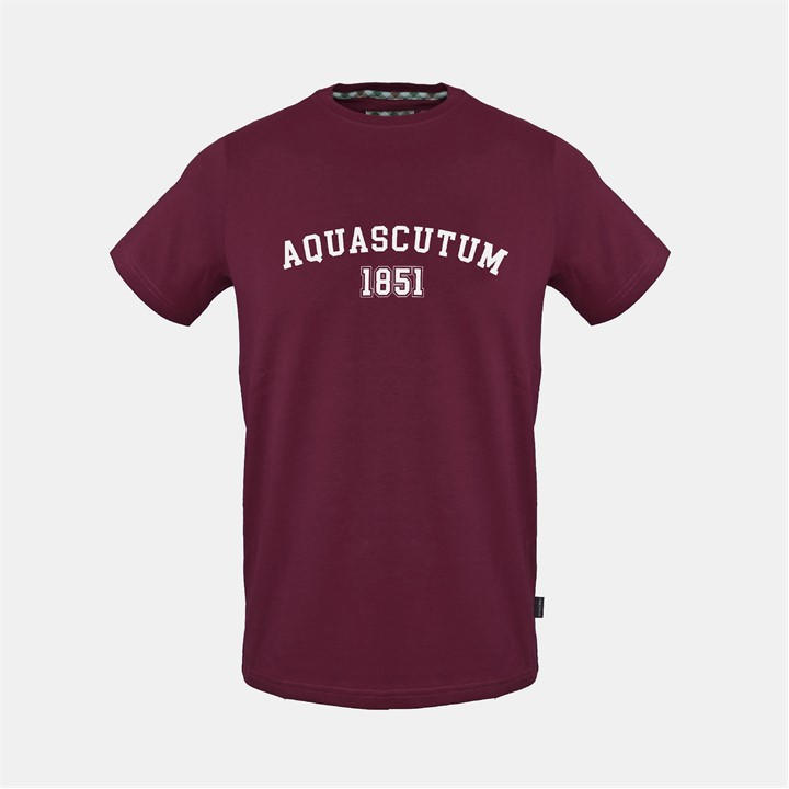 Aquascutum Men' Red T in Size S, Sports Direct