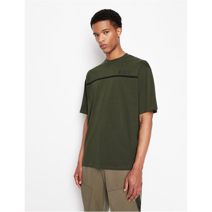 Armani Exchange Men's Green Heavyweight Logo T-Shirt in Size XS, Sports Direct