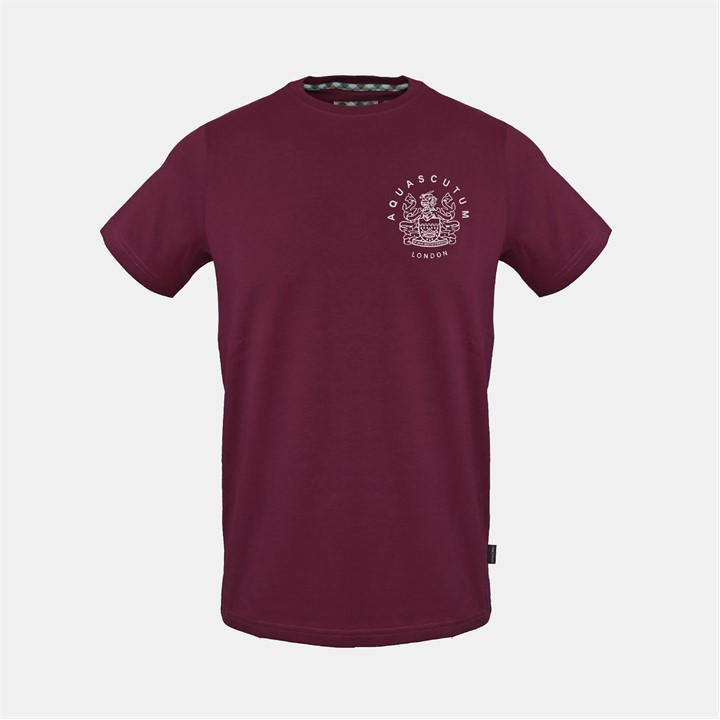 Aquascutum Men' Red T in Size S, Sports Direct