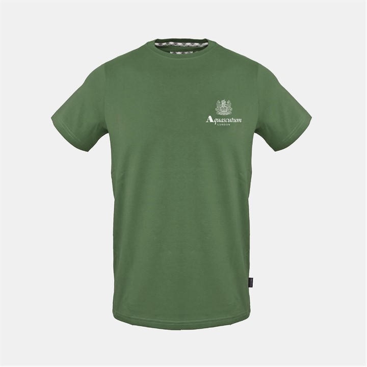 Aquascutum Men' Green T in Size S, Sports Direct