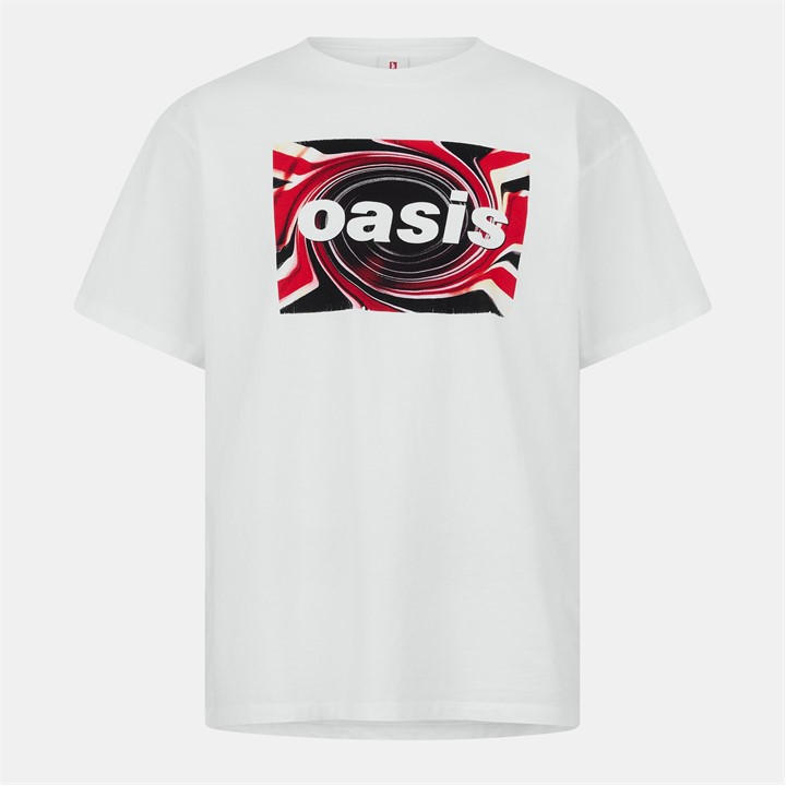 Levis Men's White X Oasis Band Tee in Size L, Sports Direct