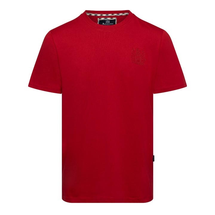 Aquascutum Men' Red T in Size S, Sports Direct