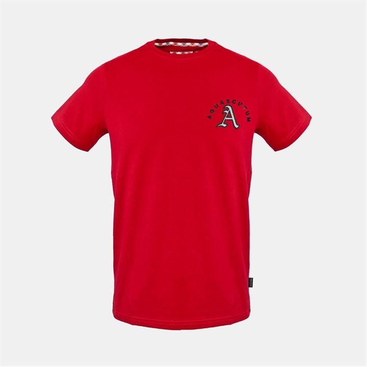 Aquascutum Men' Red T in Size S, Sports Direct