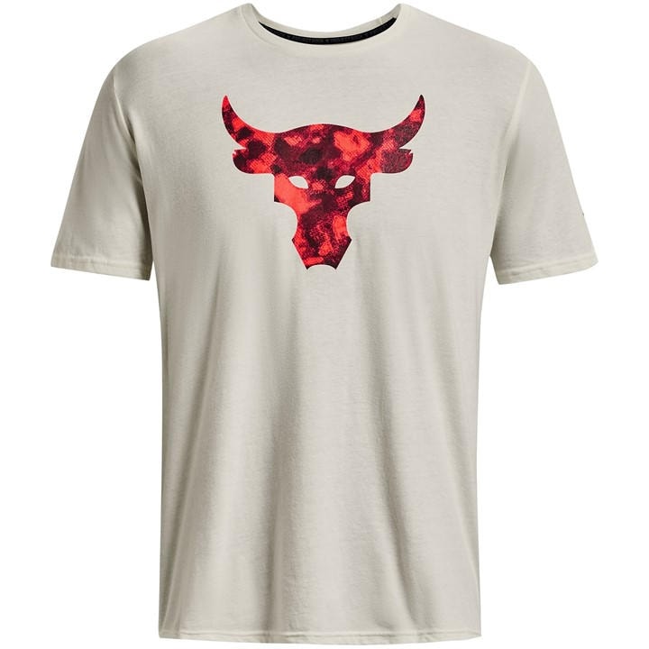 Under Armour Men' White Rock Brahma Bull Regular Fit T-Shirt in Size S, Sports Direct