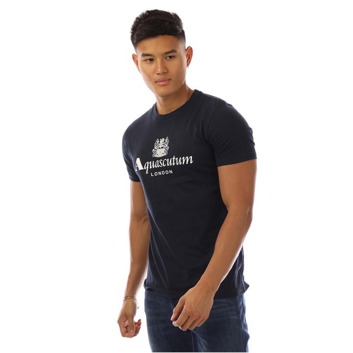 Aquascutum Men's  Regular Fit T-Shirt in Size 2XL, Sports Direct